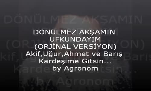 Bülent Ersoy - Dönülmez Akşamın Ufkundayız 