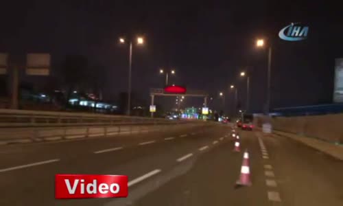 Avrasya Tüneli Trafiğe Kapatıldı