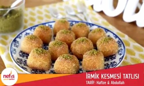 İrmik Kesmesi Tatlısı 