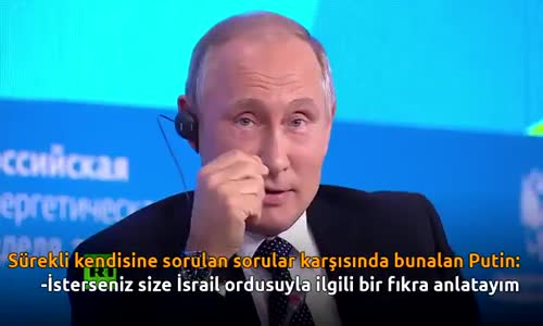 Sorulardan Bunalan Vladimir Putin'den Fıkralı Sitem