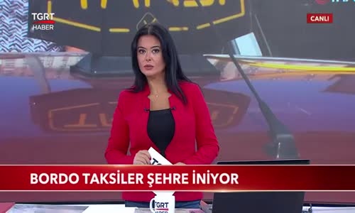 Bordo Taksiler Şehre İniyor