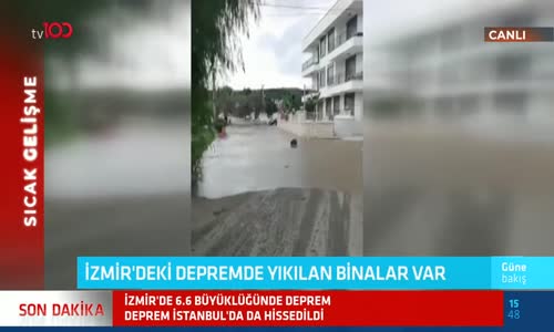 Depremde denizde mahsur kalanlar var