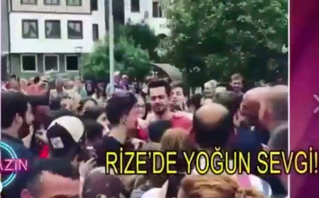  Murat Boz Burak Özçivit İkilisi Rizede İzdiham Yarattı