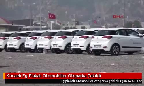 Belediyeye Verilen FG Plakalı Otomobiller Kriz Yarattı