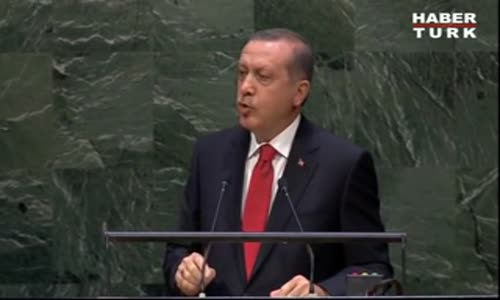 Recep Tayyip Erdoğan BM Genel Kurulunda Dünya 5'ten Büyüktür