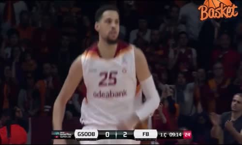 Galatasaray-Fenerbahçe - 75-79 Basketbol Maç Özeti 