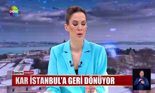 Kar İstanbul'a geri dönüyor