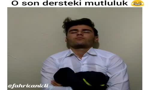 O Son Dersteki Mutluluk