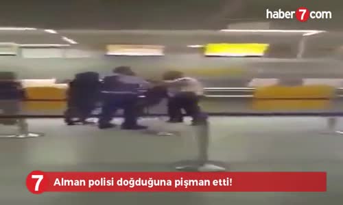 Alman Polisini Doğduğuna Pişman Etti