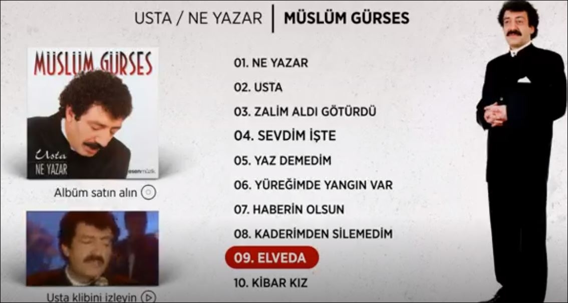 Elveda Müslüm Gürses