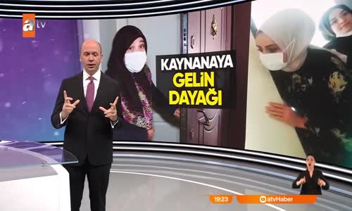 Gelin kaynana kavgası kamerada