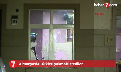 Almanya'da Türkleri Yakmak İstediler