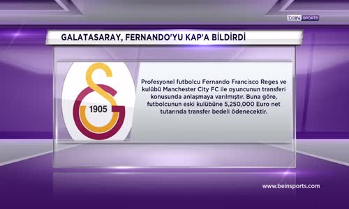 Galatasaray Fernando'yu Kap'a Bildirdi! İşte Maliyeti!