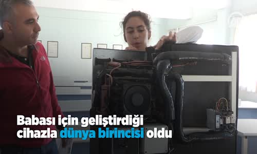 Babası İçin Geliştirdiği Cihazla Dünya Birincisi Oldu