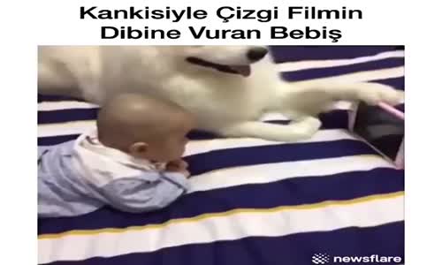 Kankisiyle Çizgi Filmin Dibine Vuran Bebiş