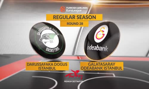 Darüşşafaka Doğuş 73-67 Galatasaray Odeabank - Maç Özeti izle (24 Mart 2017)