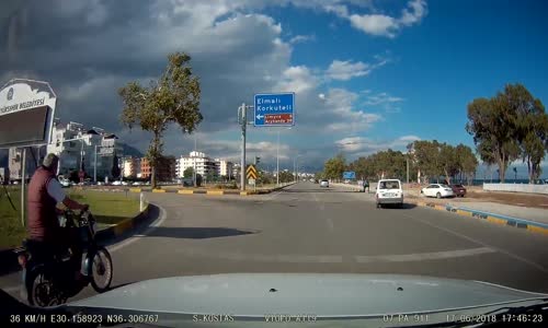 Azrailin İzinli Gününe Denk Gelen Motosikletli Amca