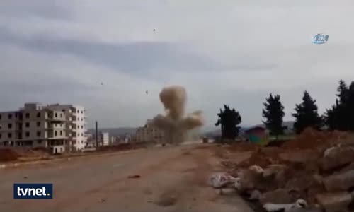 TSK, Afrin'de Bomba Tuzaklanan Aracı Böyle İmha Etti