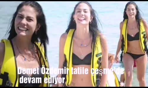  Demet Özdemir Çeşme'de Jet-Ski Keyfi Yapıyor!