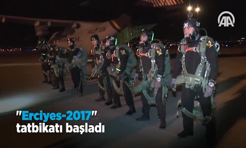 Erciyes 2017 Tatbikatı Başladı