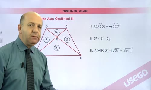 EBA GEOMETRİ LİSE  YAMUK-YAMUKTA ALAN ÖZELLİKLERİ 3