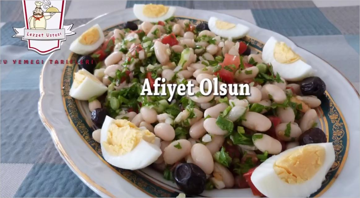 Piyaz Tarifi  Piyaz Nasıl Yapılır - Salata Tarifleri 