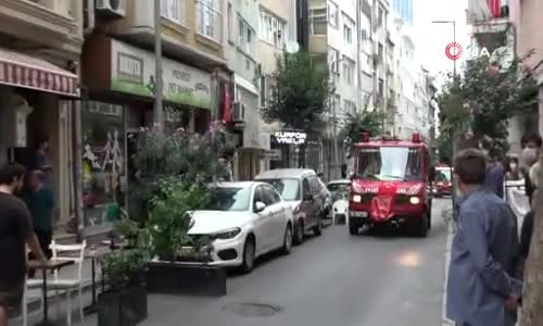 Şişli’de yangın paniği, vatandaşlar sokağa döküldü 