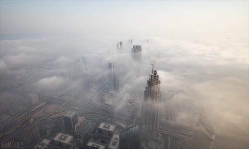 Büyüleyici Timelapse Görüntüleriyle Dubai Manzarası