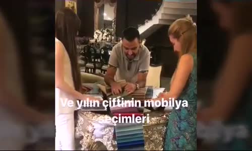 Alişan ve Eda Erol  Yeni Evleri İçin Mobilya Seçiyordular