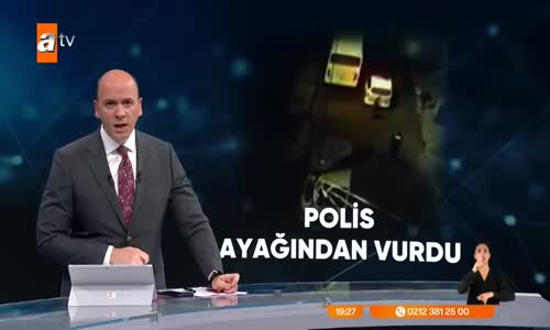 Teslim olmayınca polis bacağından vurdu! 