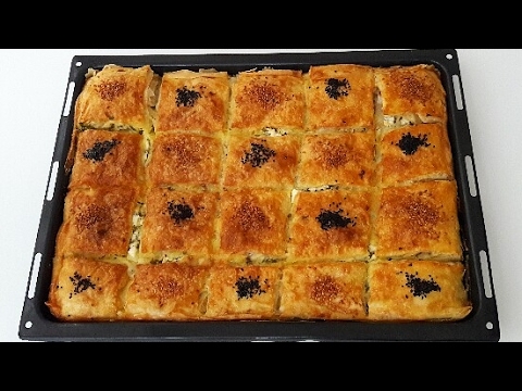 Milföylü Tepsi Böreği Tarifi ( Çıtır çıtır nefiss bir börek )