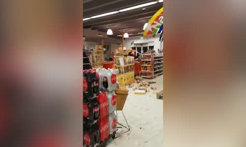 Sinir Krizi Geçiren Adamın Süpermarketi Savaş Alanına Çevirmesi