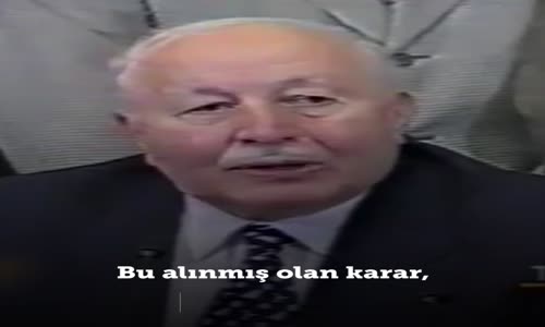 Refah Partisi'nin Kapatılmasına Erbakan'ın Verdiği Tarihi Cevap