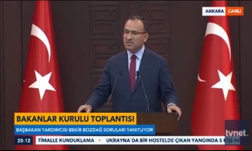 Bozdağ'dan MTV Açıklaması