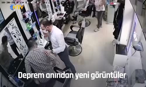 Deprem anının yeni görüntüleri 