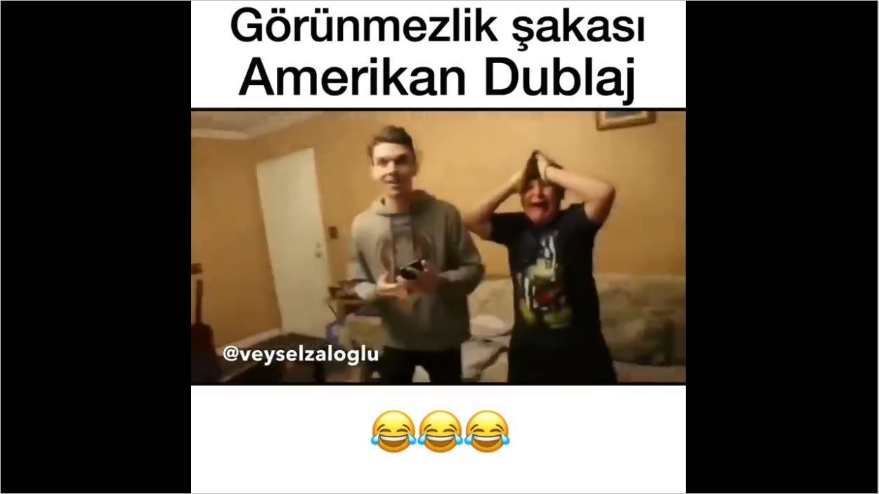 Görünmezlik Şakası - Amerikan Dublaj