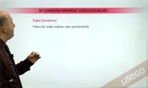 EBA GEOMETRİ LİSE ÇEMBER -TEĞET ÇEMBERLER