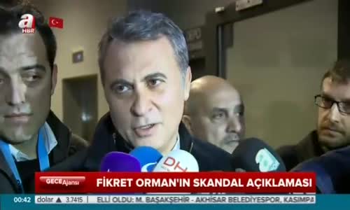 Fikret Orman'a Süt Kupası Tepkisi