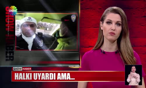 Vatandaşı uyardı, kendi yakalandı