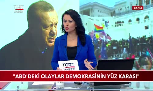 Cumhurbaşkanı Erdoğan- -ABD'deki Olaylar Demokrasinin Yüz Karası- 