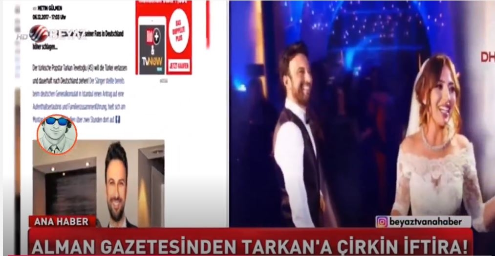 Alman Gazetesinden Tarkan'a Çirkin İftira