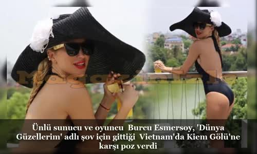 Burcu Esmersoy'dan Mayolu Seksi Pozlar