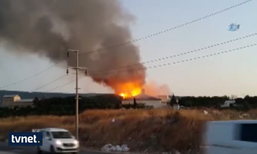 Çanakkale'de Açık Cezaevinde Yangın