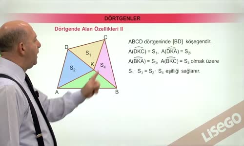 EBA GEOMETRİ LİSE  DÖRTGENLER-DÖRTGENDE ALAN ÖZELLİKLERİ 2