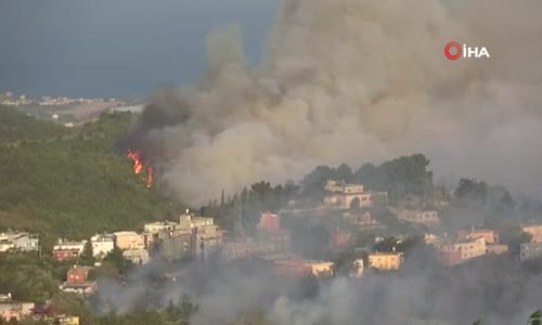 Hatay'da orman yangınlarına havadan ve karadan müdahale sürüyor 