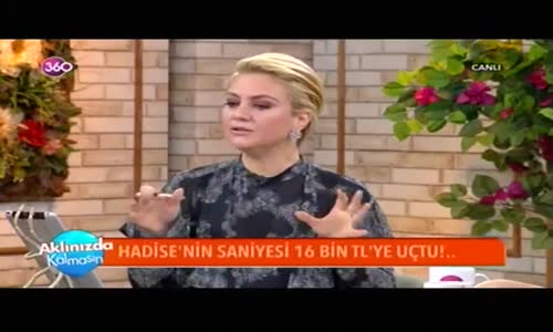 Hadise'nin Saniyesi 16 Bin Lira 