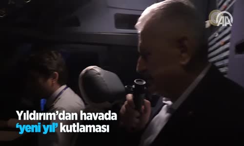 Yıldırım'dan Havada Yeni Yıl Kutlaması