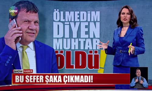 Bu sefer şaka çıkmadı!