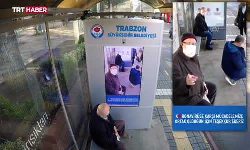 Trabzon'da maske takmayanların yüzü virüsle kaplandı 