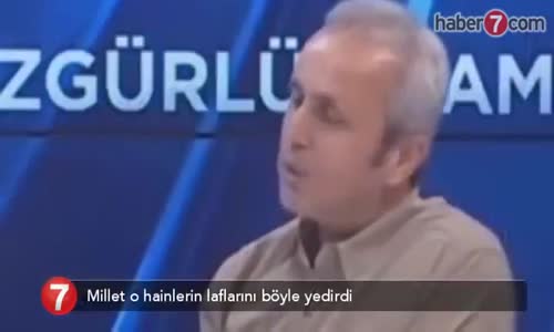 Millet O Hainlerin Laflarını Böyle Yedirdi